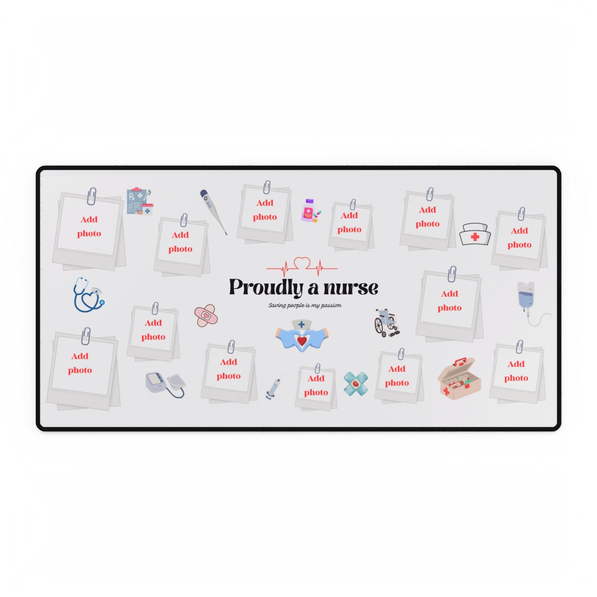 Nurse Desk Mat with Custom Design