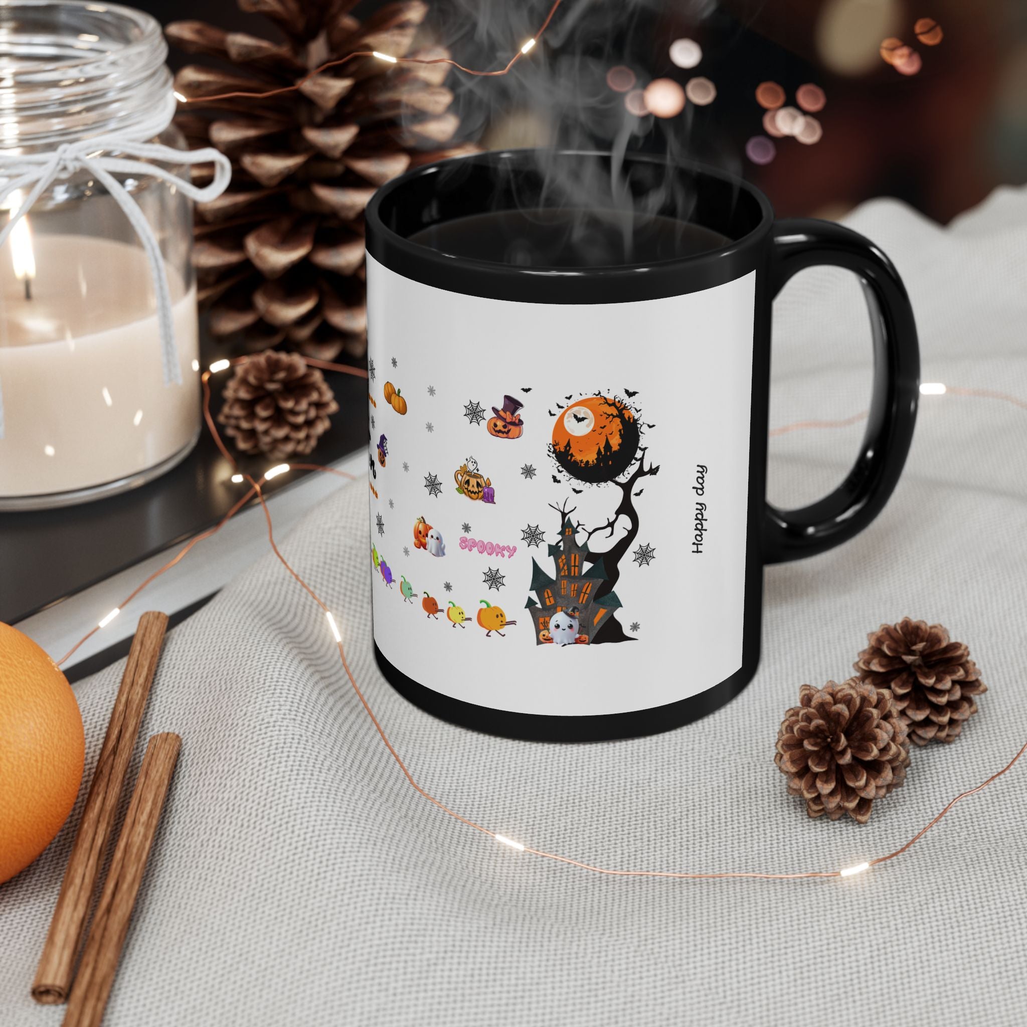 Cute cup of halloween